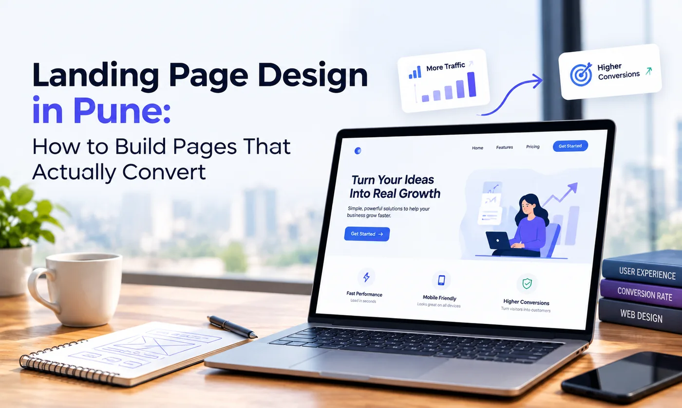 Landing Page Design in Pune: How to Build Pages That Actually Convert — Webvantik